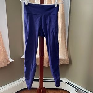 Lululemon purple mesh side panel leggings, size 8